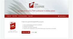 Desktop Screenshot of cegirnok.hu